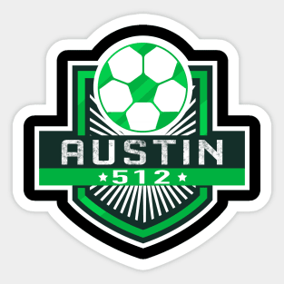 Austin soccer football jersey Sticker